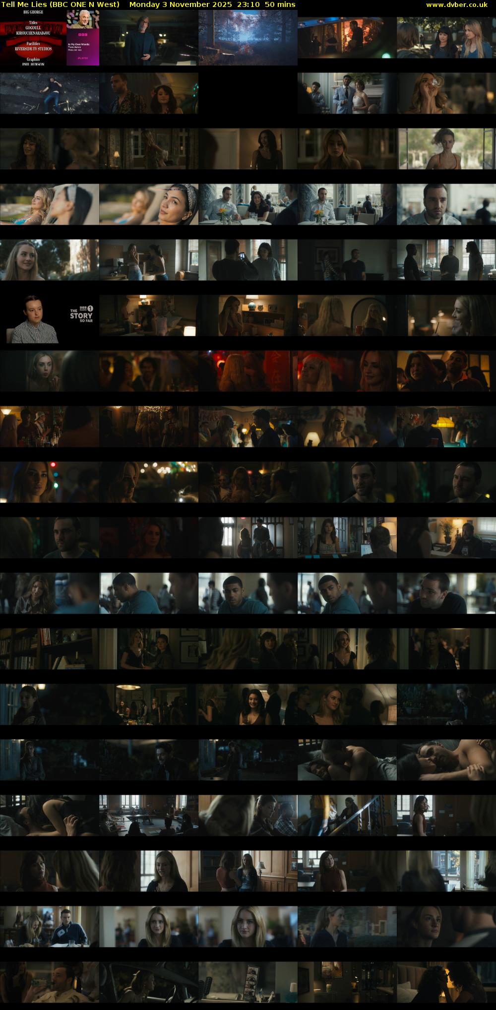 Tell Me Lies (BBC ONE N West) Monday 3 November 2025 23:10 - 00:00