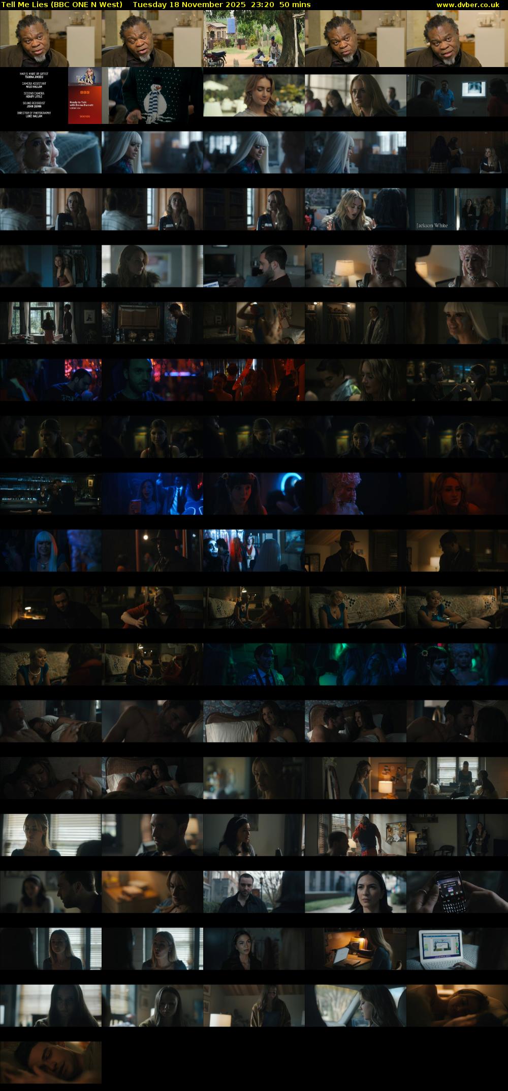 Tell Me Lies (BBC ONE N West) Tuesday 18 November 2025 23:20 - 00:10