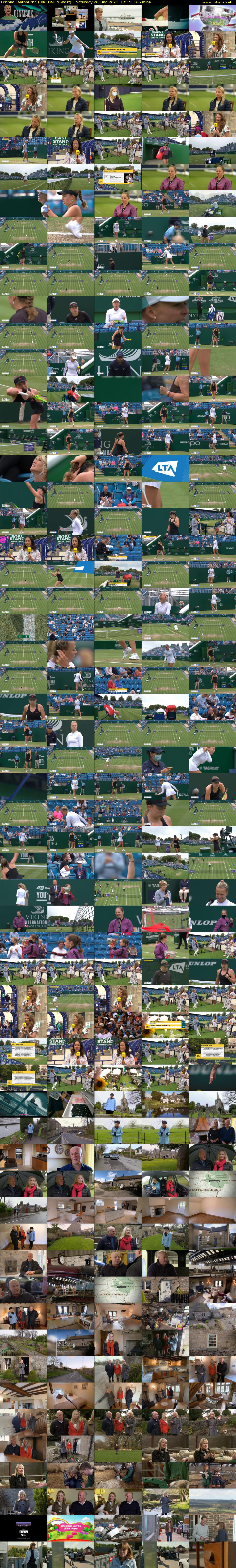 Tennis: Eastbourne (BBC ONE N West) Saturday 26 June 2021 12:15 - 15:00