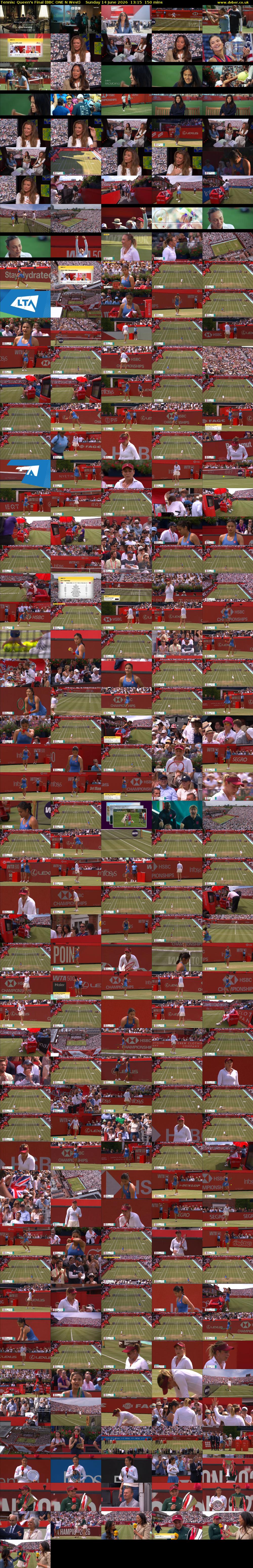 Tennis: Queen's Final (BBC ONE N West) Sunday 14 June 2026 13:15 - 15:45