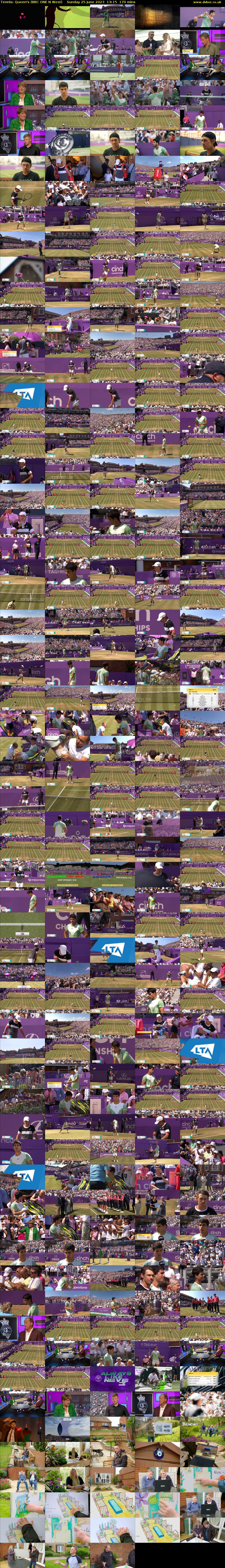 Tennis: Queen's (BBC ONE N West) Sunday 25 June 2023 13:15 - 16:05