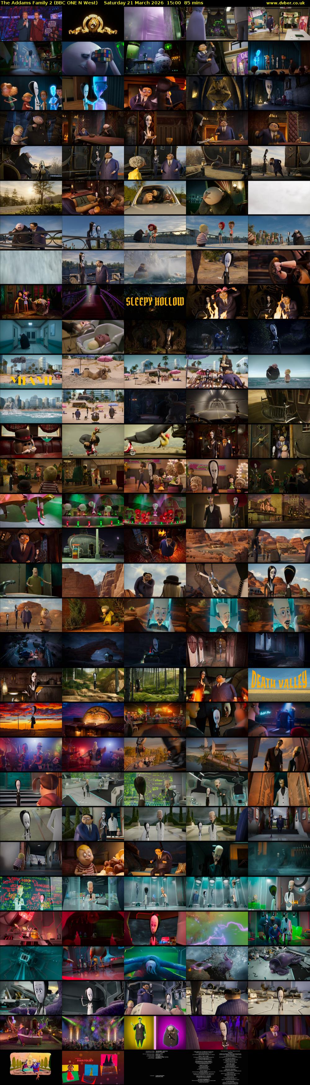 The Addams Family 2 (BBC ONE N West) Saturday 21 March 2026 15:00 - 16:25