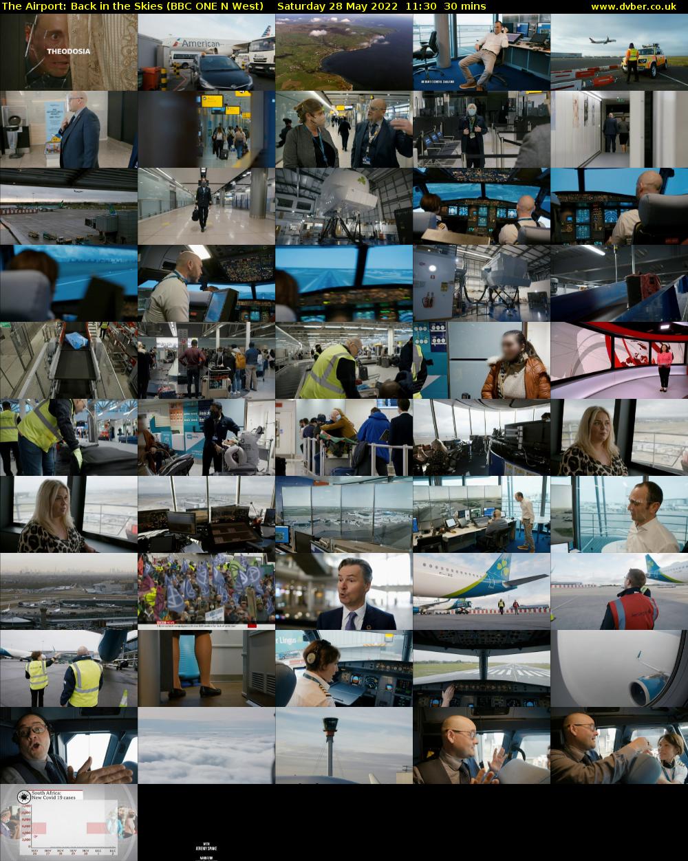 The Airport: Back in the Skies (BBC ONE N West) Saturday 28 May 2022 11:30 - 12:00