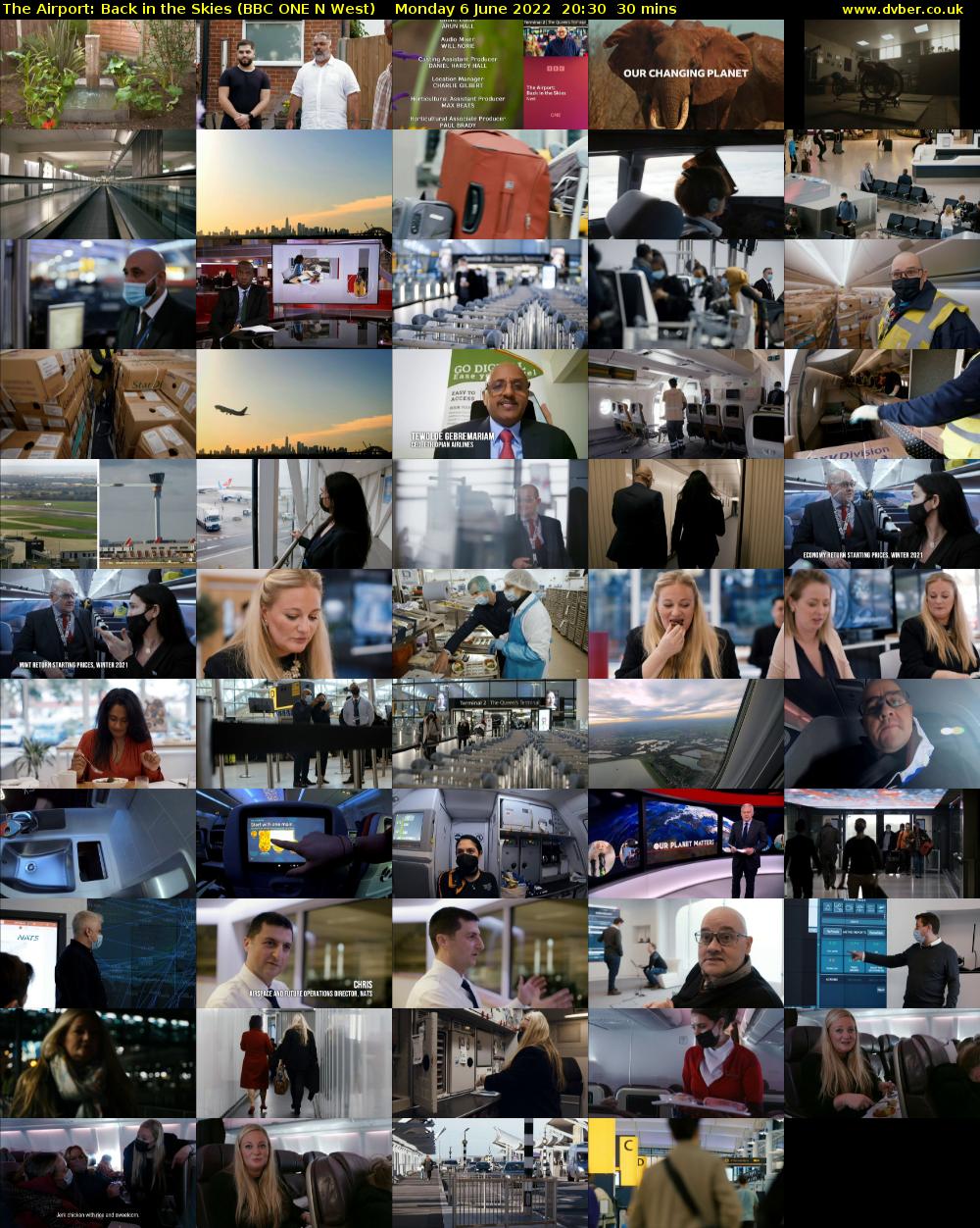 The Airport: Back in the Skies (BBC ONE N West) Monday 6 June 2022 20:30 - 21:00
