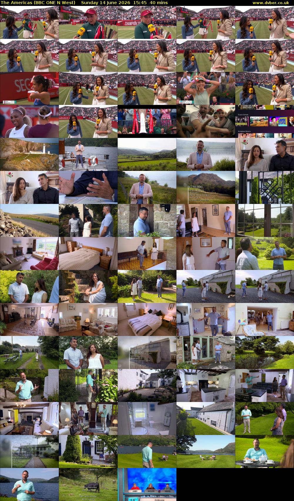 The Americas (BBC ONE N West) Sunday 14 June 2026 15:45 - 16:25