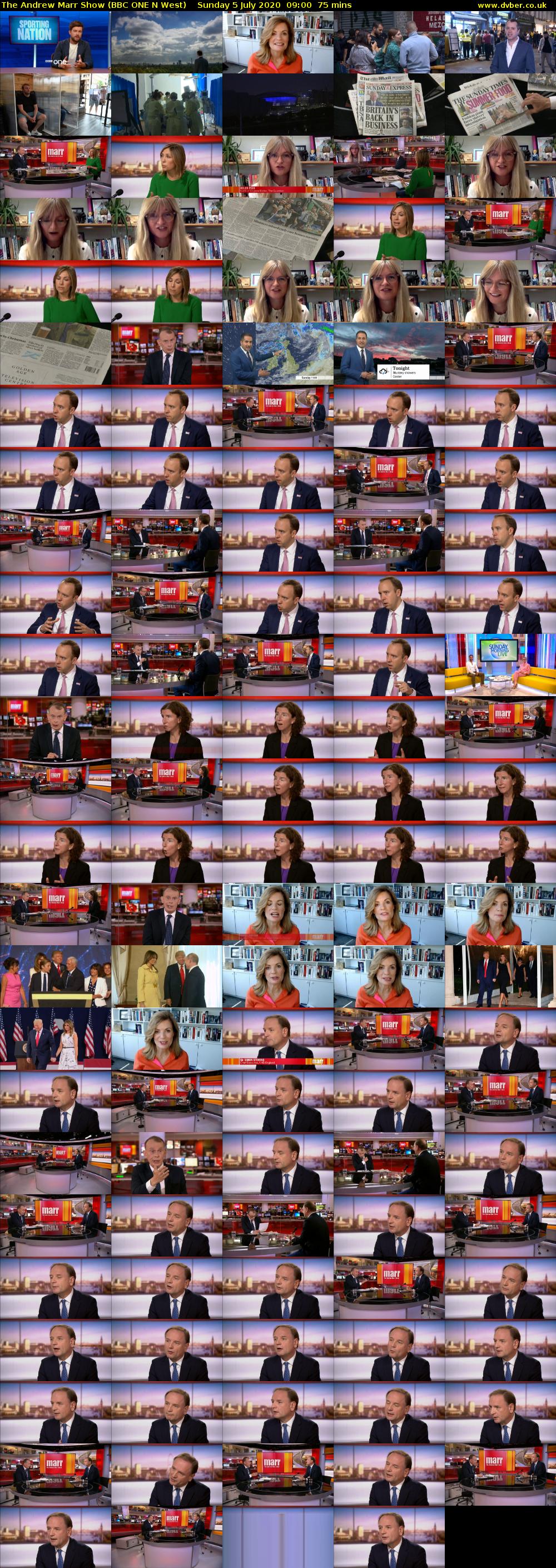 The Andrew Marr Show (BBC ONE N West) Sunday 5 July 2020 09:00 - 10:15