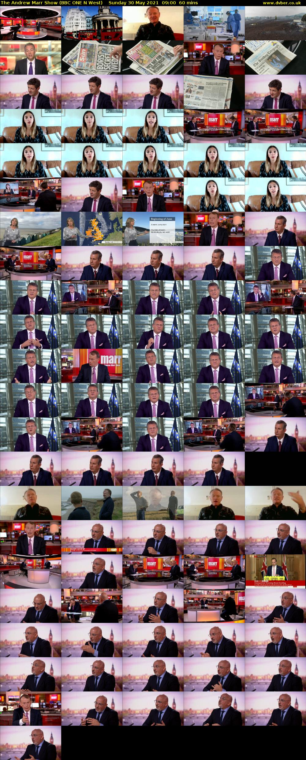 The Andrew Marr Show (BBC ONE N West) Sunday 30 May 2021 09:00 - 10:00