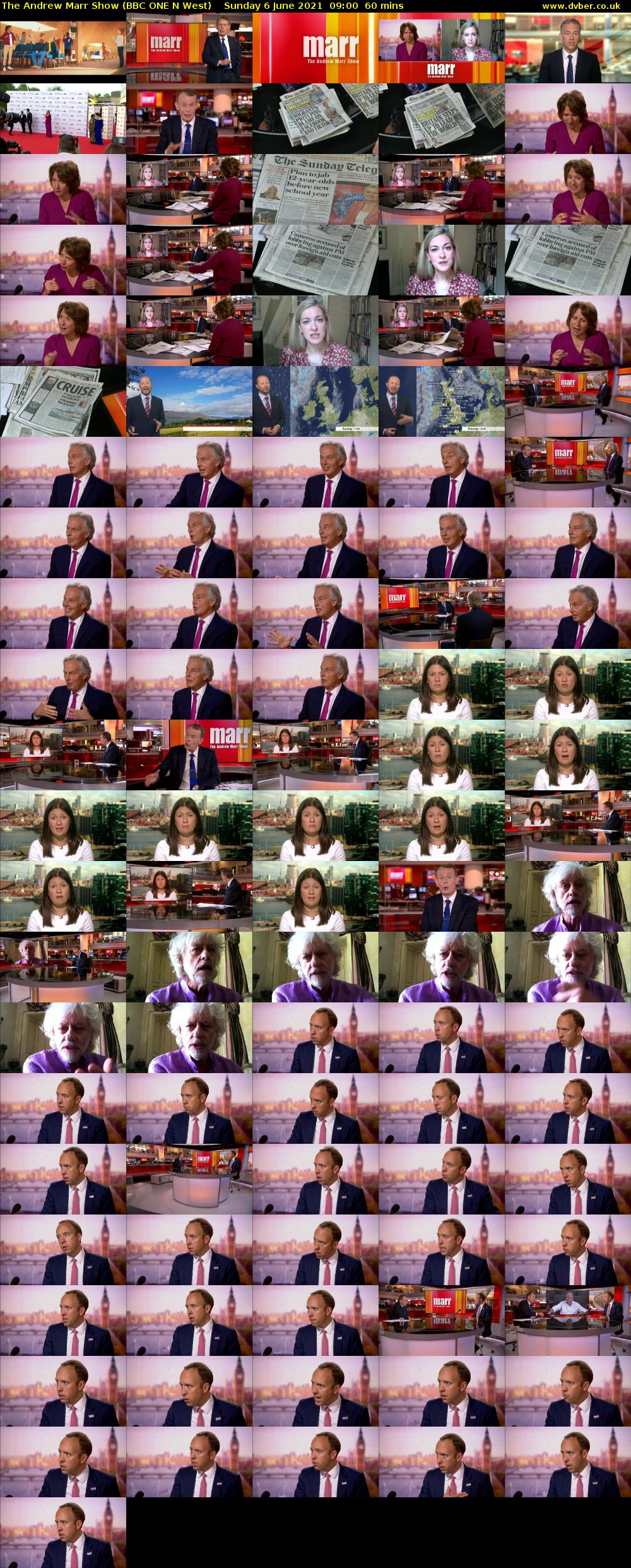 The Andrew Marr Show (BBC ONE N West) Sunday 6 June 2021 09:00 - 10:00