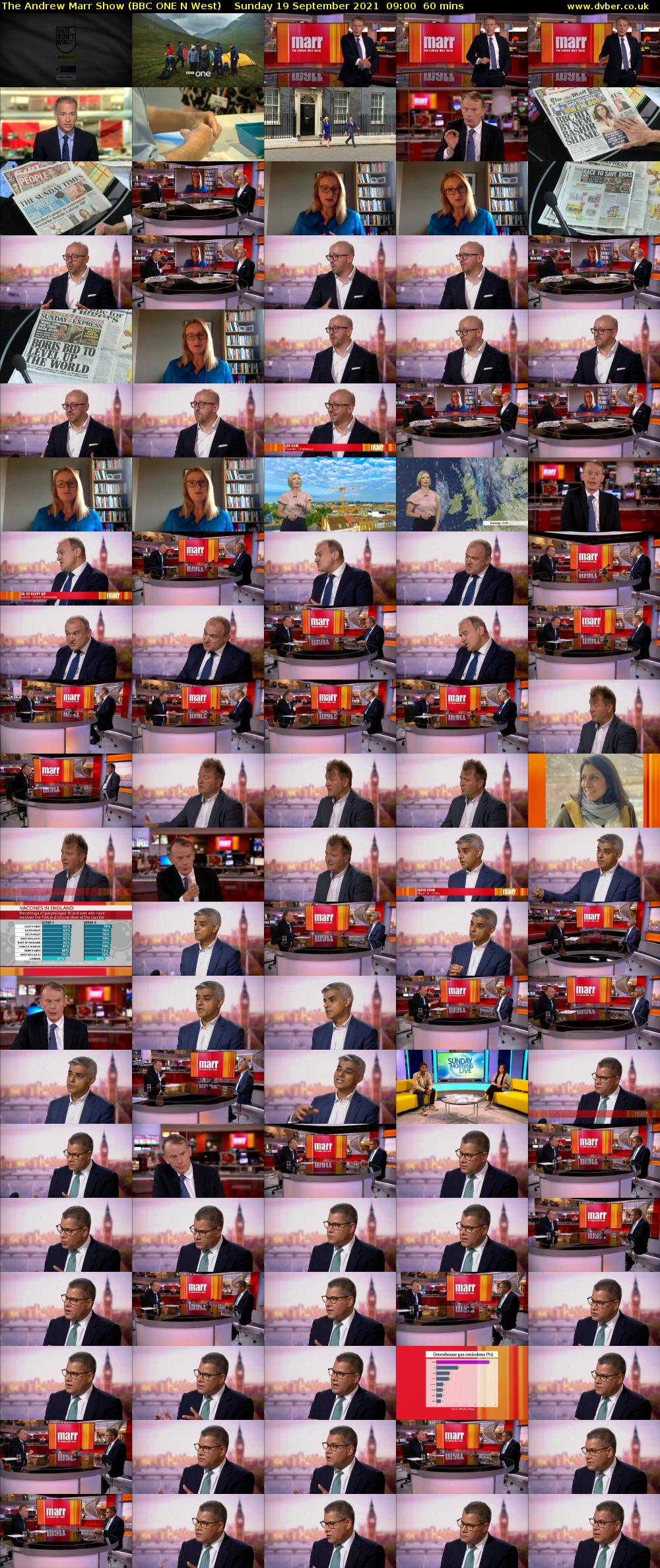 The Andrew Marr Show (BBC ONE N West) Sunday 19 September 2021 09:00 - 10:00
