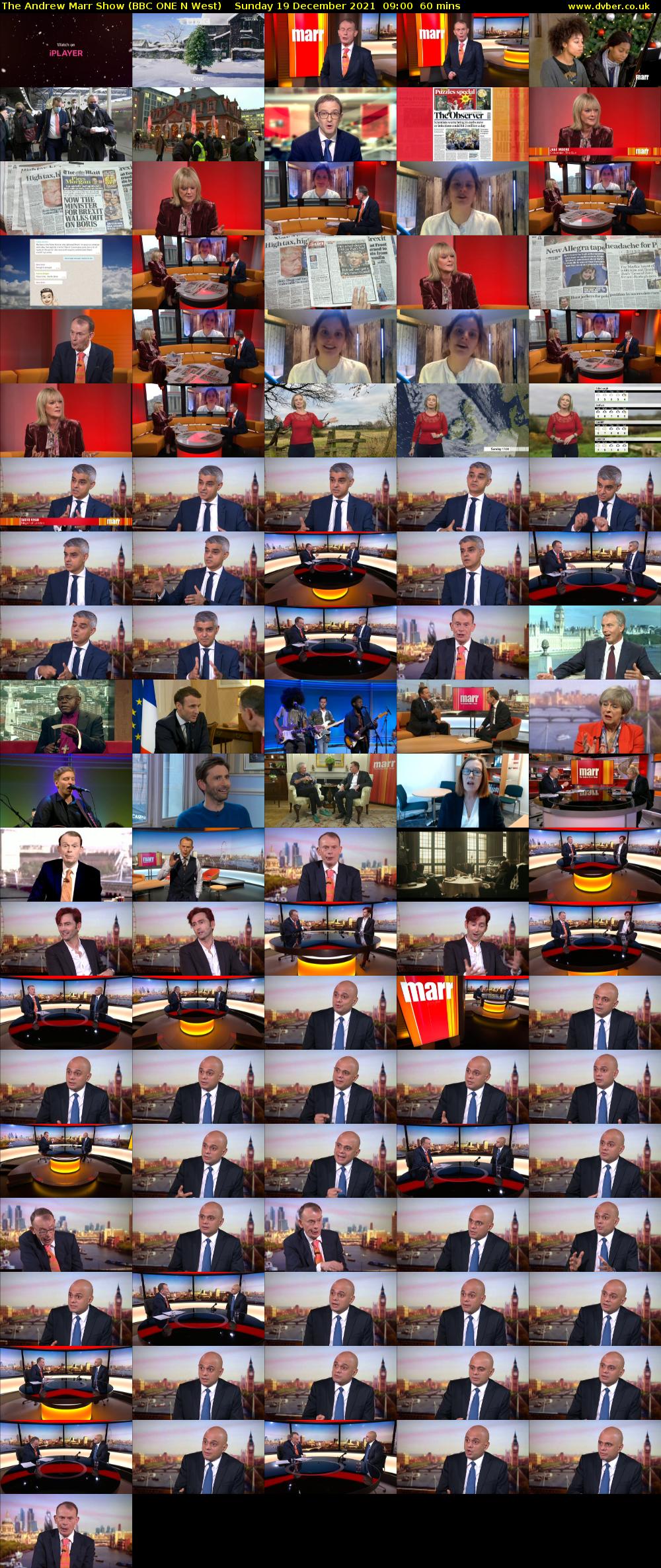 The Andrew Marr Show (BBC ONE N West) Sunday 19 December 2021 09:00 - 10:00