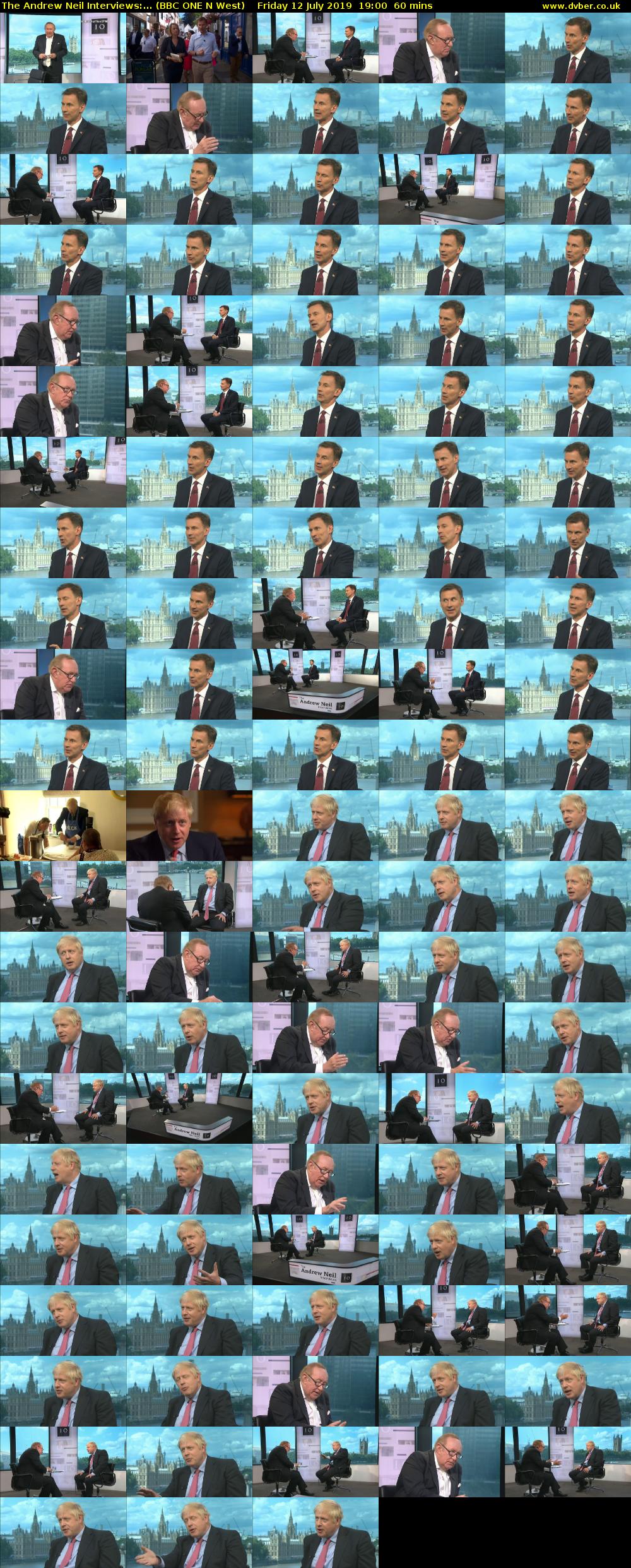 The Andrew Neil Interviews:... (BBC ONE N West) Friday 12 July 2019 19:00 - 20:00