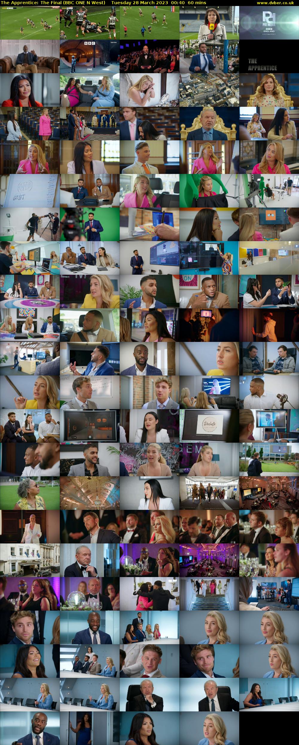 The Apprentice: The Final (BBC ONE N West) Tuesday 28 March 2023 00:40 - 01:40
