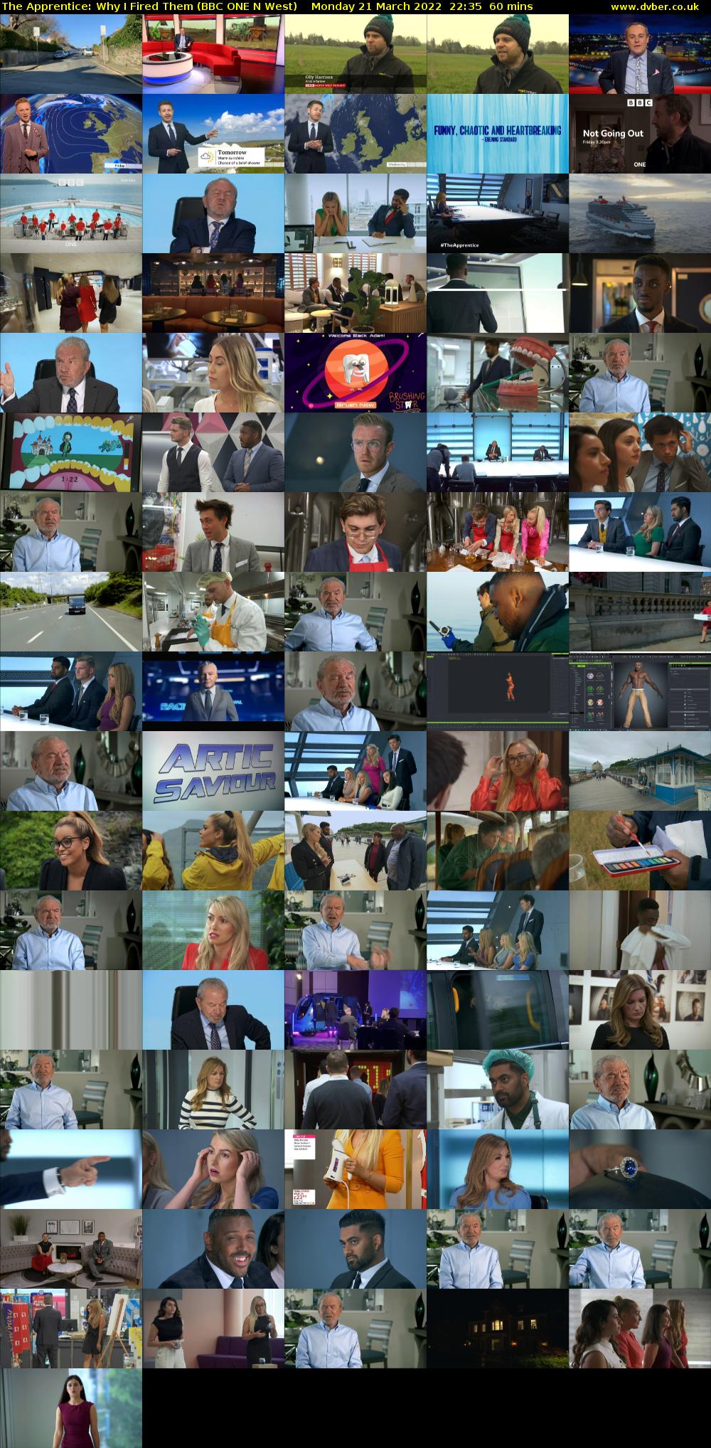 The Apprentice: Why I Fired Them (BBC ONE N West) Monday 21 March 2022 22:35 - 23:35