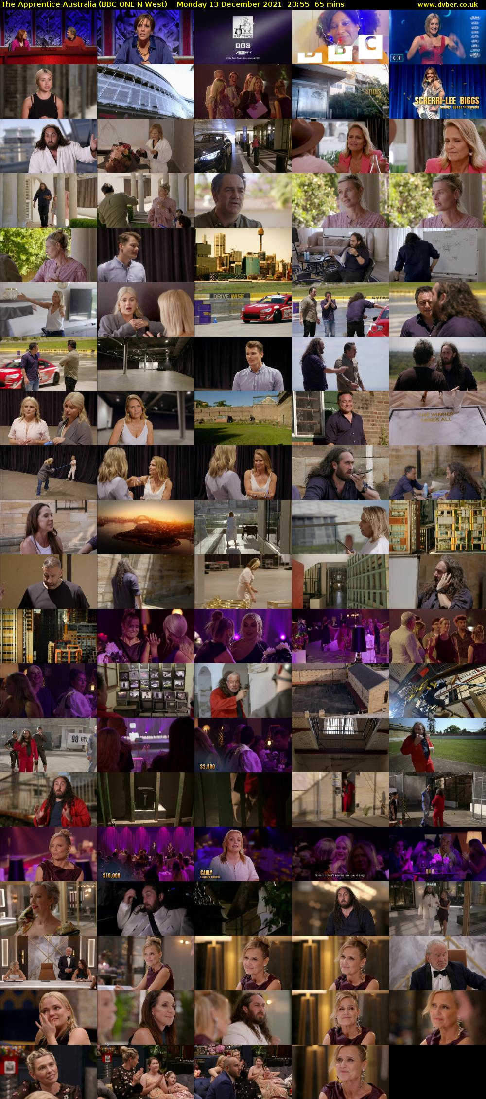 The Apprentice Australia (BBC ONE N West) Monday 13 December 2021 23:55 - 01:00