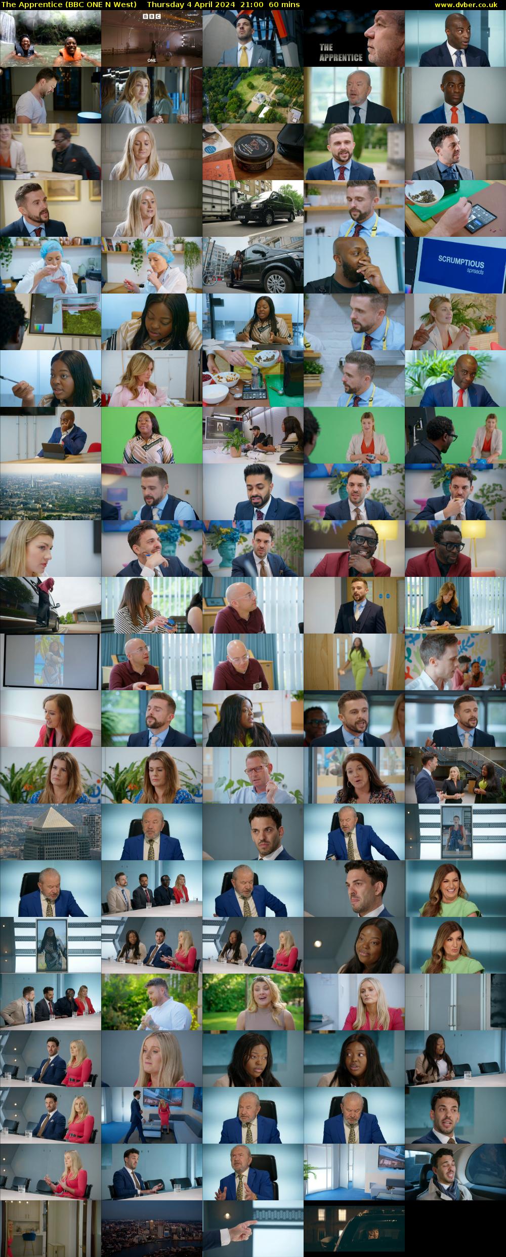 The Apprentice (BBC ONE N West) Thursday 4 April 2024 21:00 - 22:00