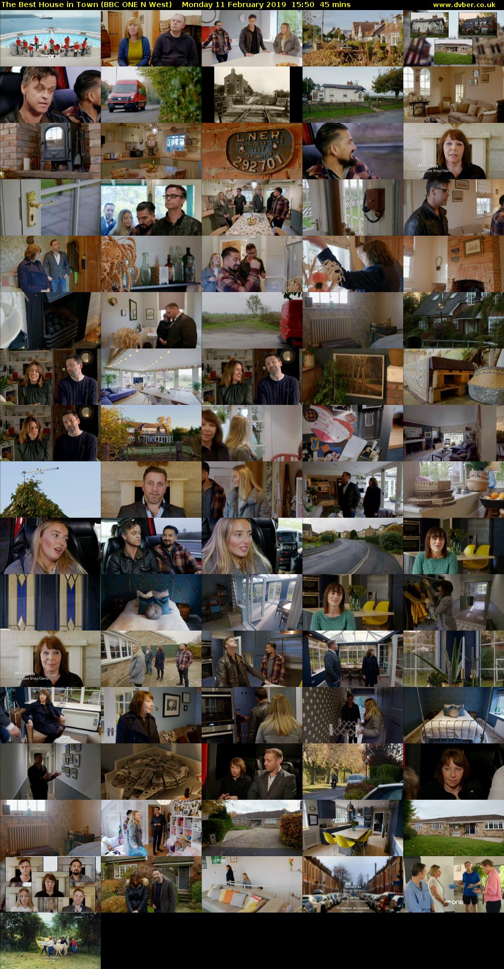 The Best House in Town (BBC ONE N West) Monday 11 February 2019 15:50 - 16:35