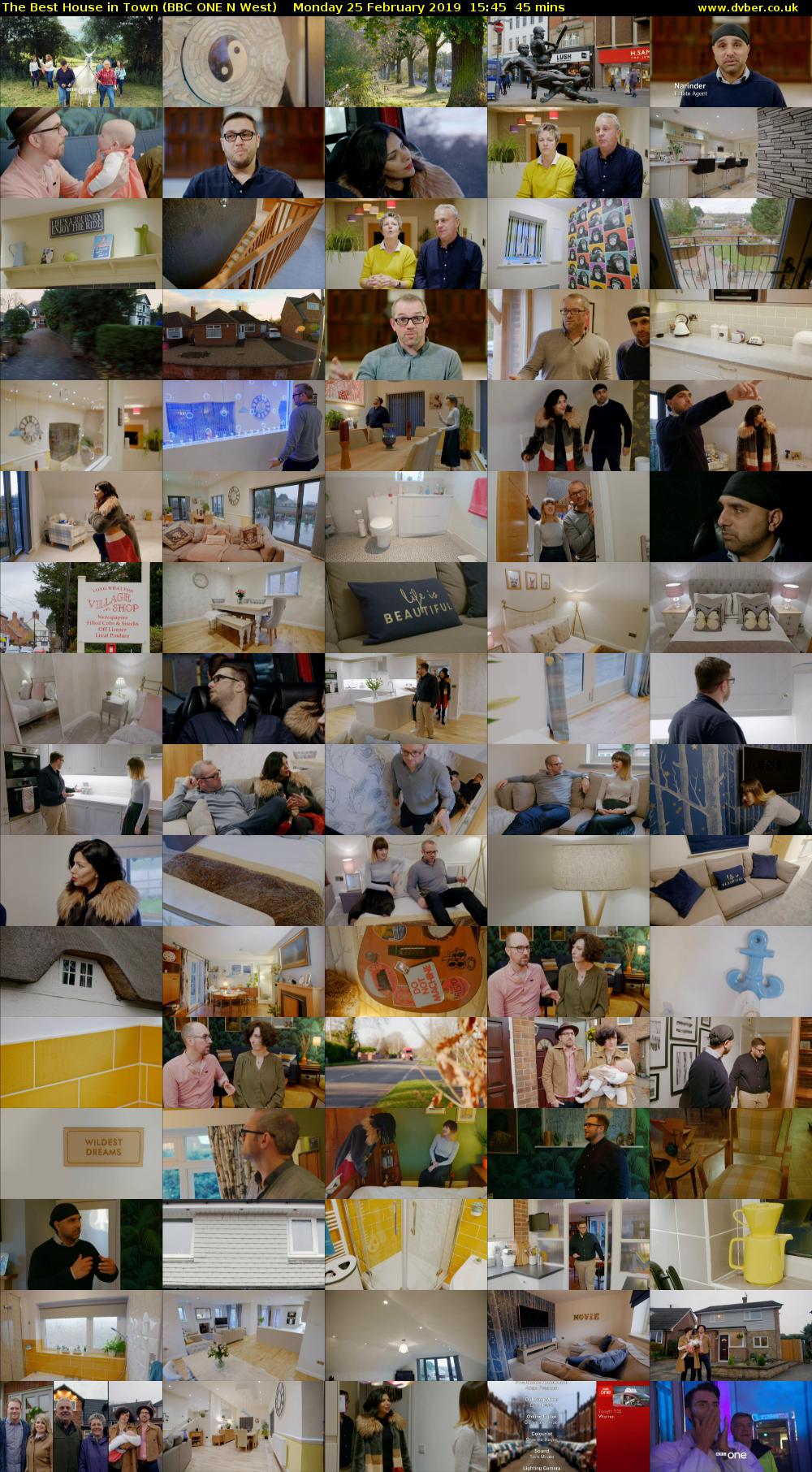 The Best House in Town (BBC ONE N West) Monday 25 February 2019 15:45 - 16:30