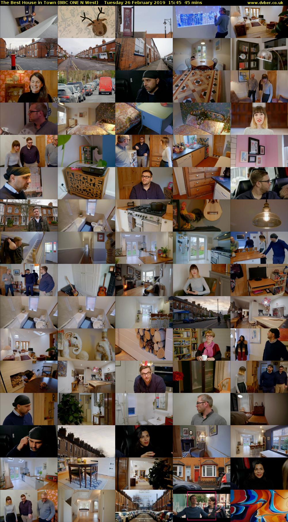 The Best House in Town (BBC ONE N West) Tuesday 26 February 2019 15:45 - 16:30