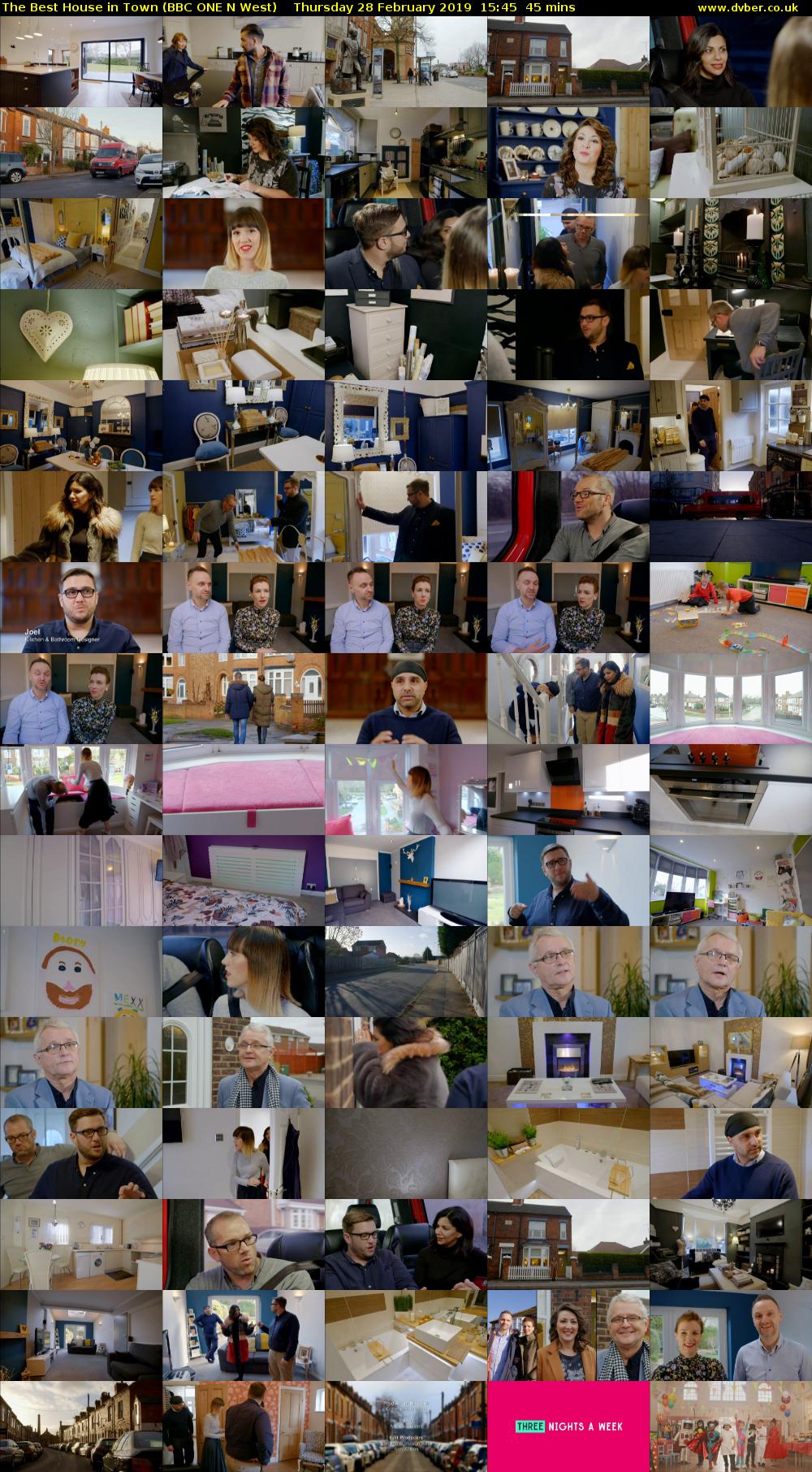 The Best House in Town (BBC ONE N West) Thursday 28 February 2019 15:45 - 16:30