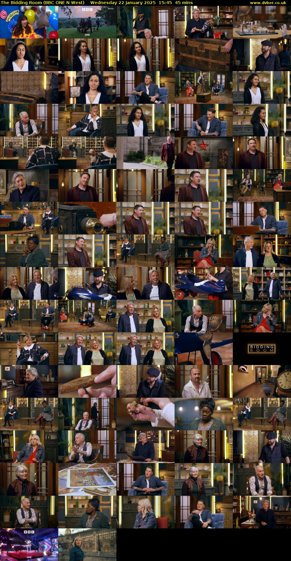 The Bidding Room (BBC ONE N West) Wednesday 22 January 2025 15:45 - 16:30