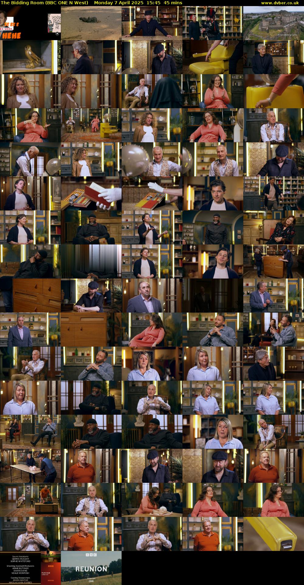 The Bidding Room (BBC ONE N West) Monday 7 April 2025 15:45 - 16:30
