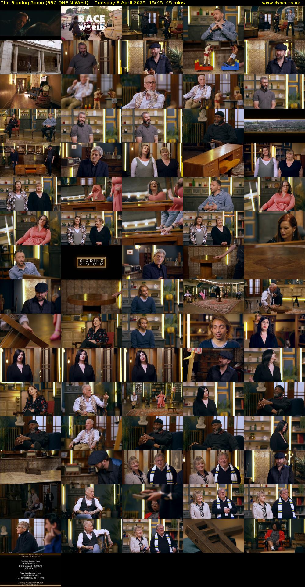 The Bidding Room (BBC ONE N West) Tuesday 8 April 2025 15:45 - 16:30
