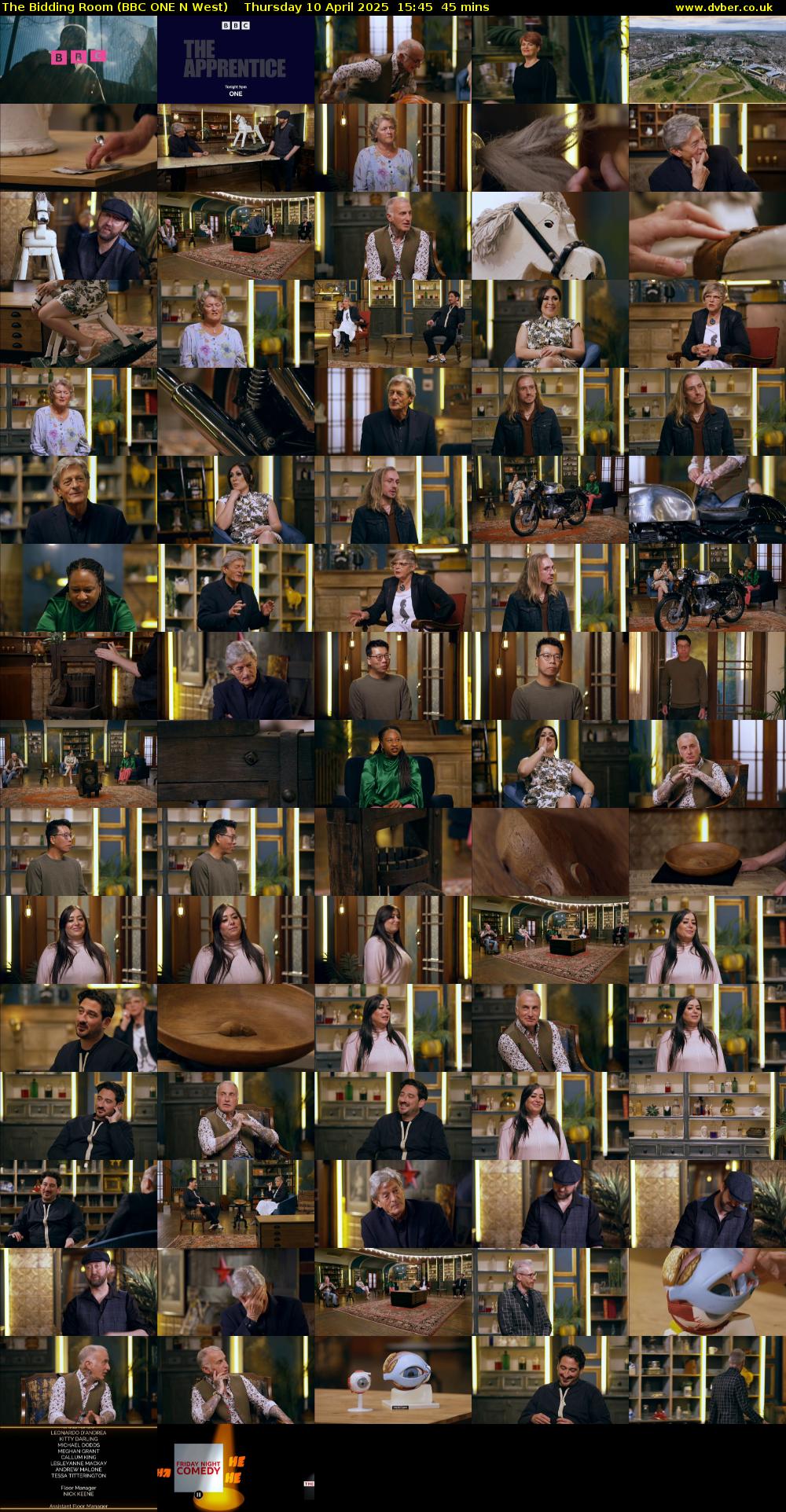 The Bidding Room (BBC ONE N West) Thursday 10 April 2025 15:45 - 16:30