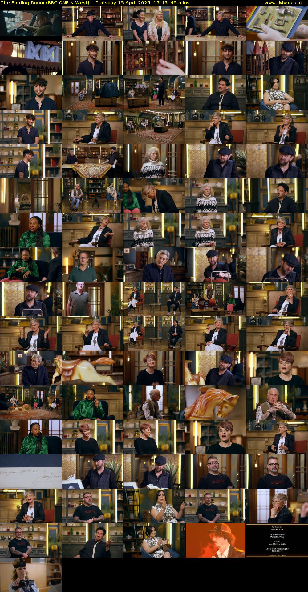 The Bidding Room (BBC ONE N West) Tuesday 15 April 2025 15:45 - 16:30