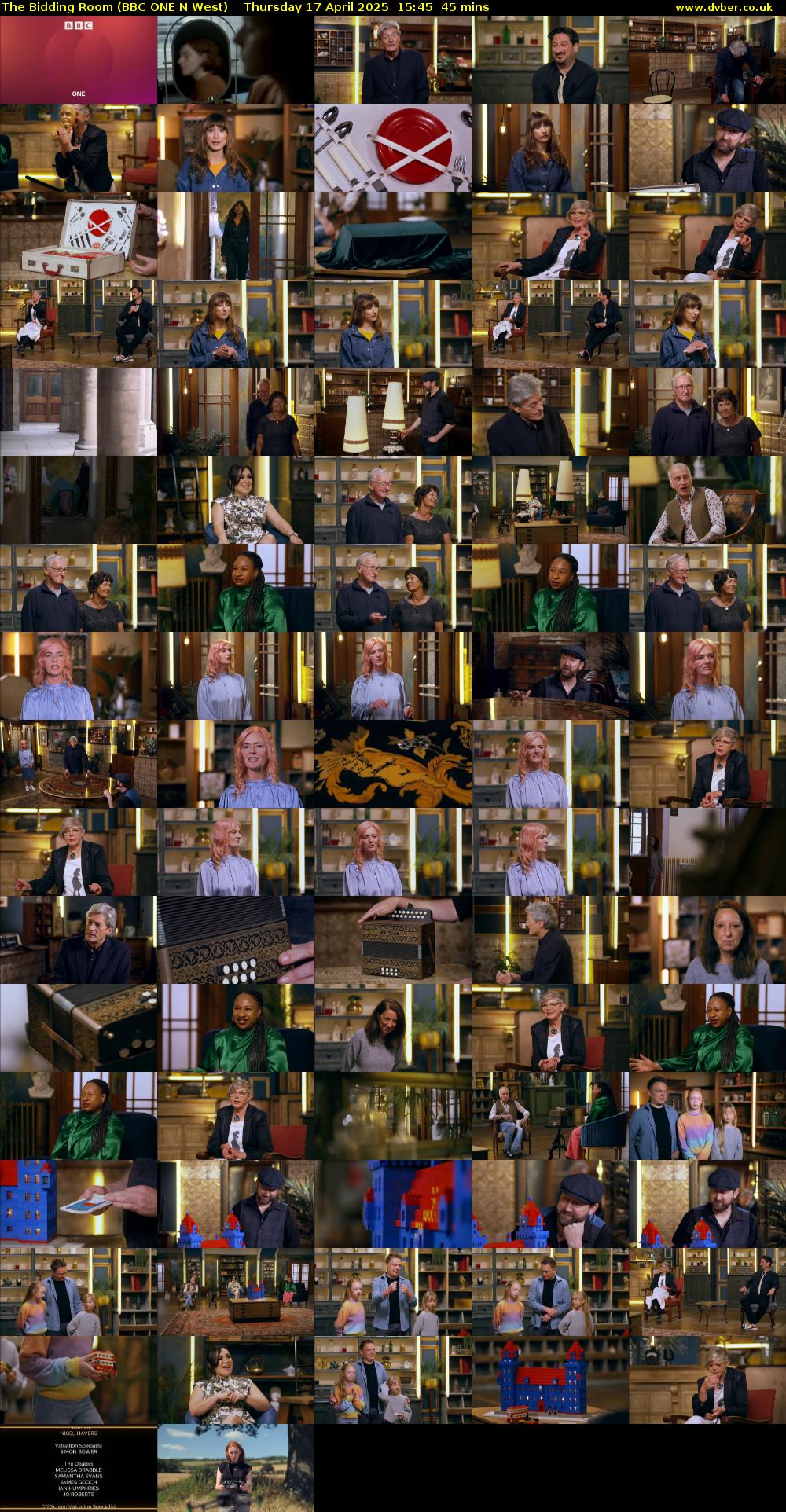 The Bidding Room (BBC ONE N West) Thursday 17 April 2025 15:45 - 16:30