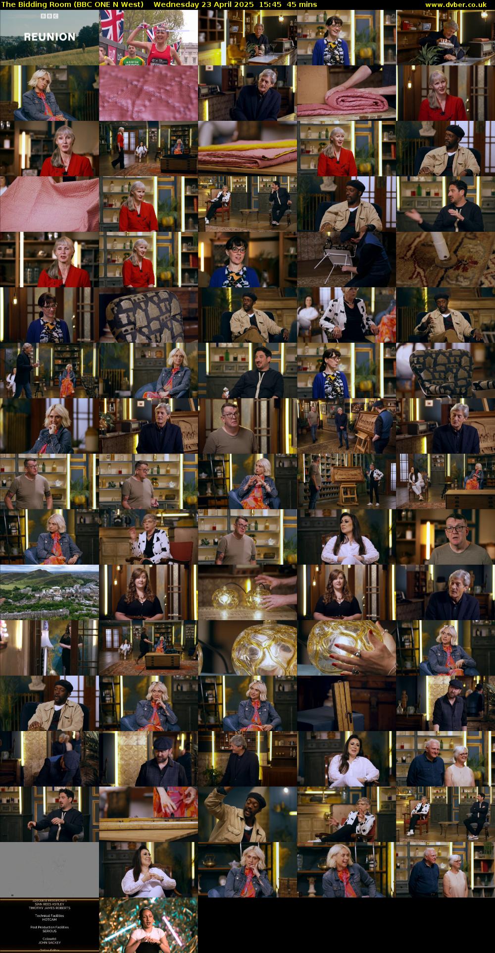 The Bidding Room (BBC ONE N West) Wednesday 23 April 2025 15:45 - 16:30