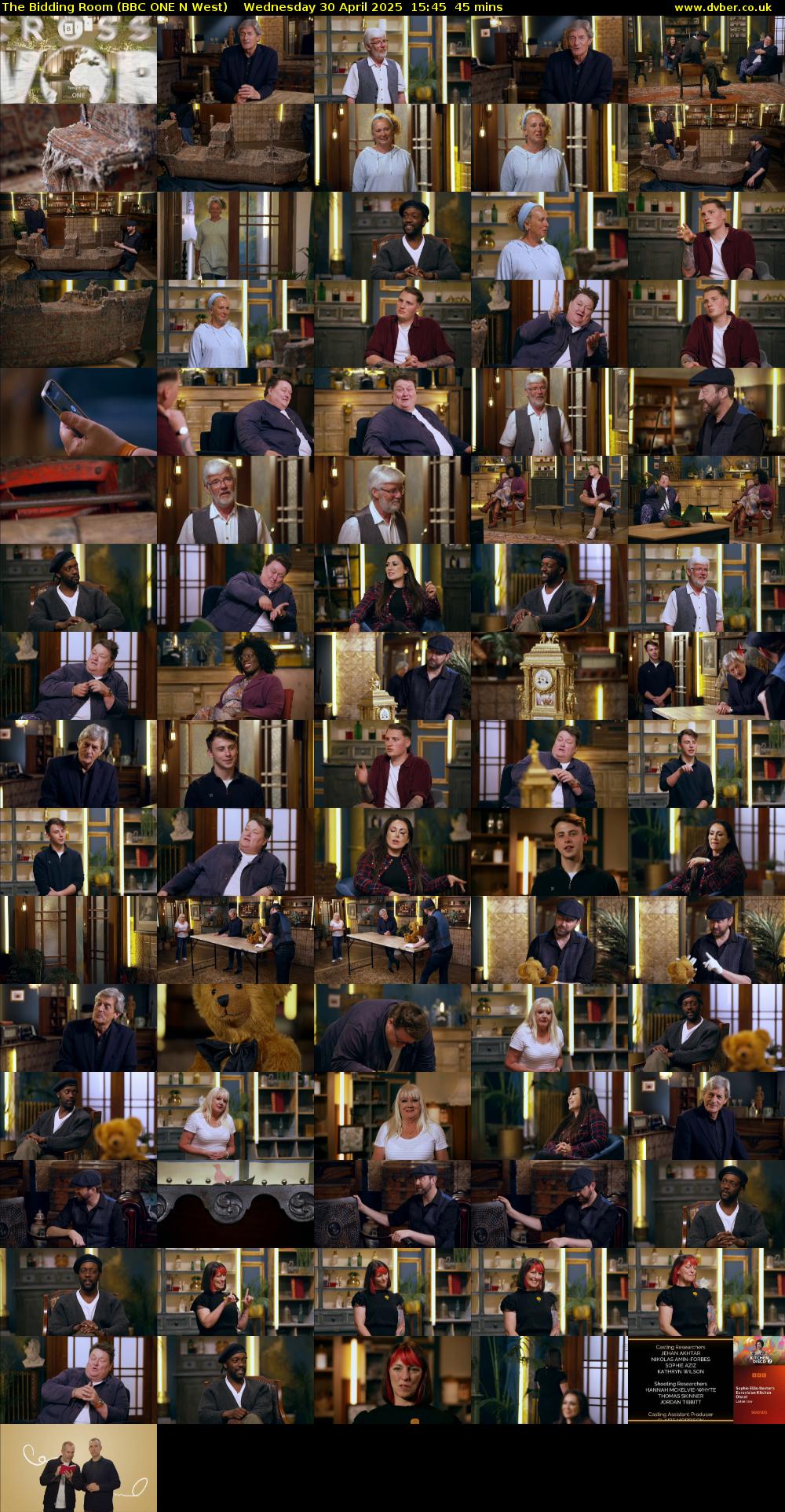 The Bidding Room (BBC ONE N West) Wednesday 30 April 2025 15:45 - 16:30