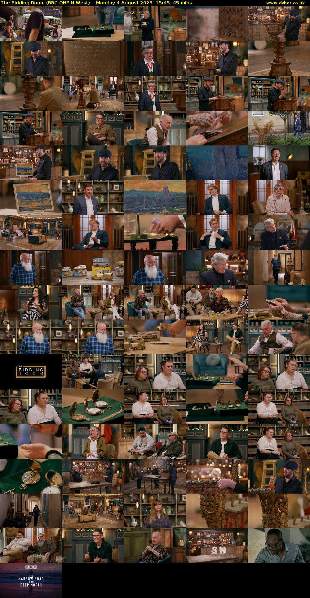 The Bidding Room (BBC ONE N West) Monday 4 August 2025 15:45 - 16:30