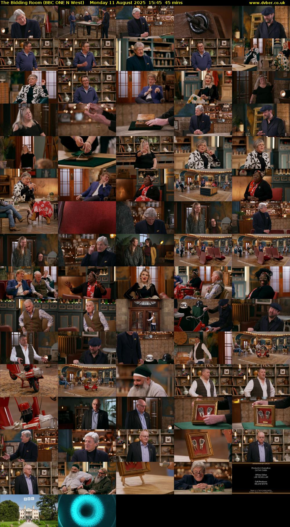 The Bidding Room (BBC ONE N West) Monday 11 August 2025 15:45 - 16:30