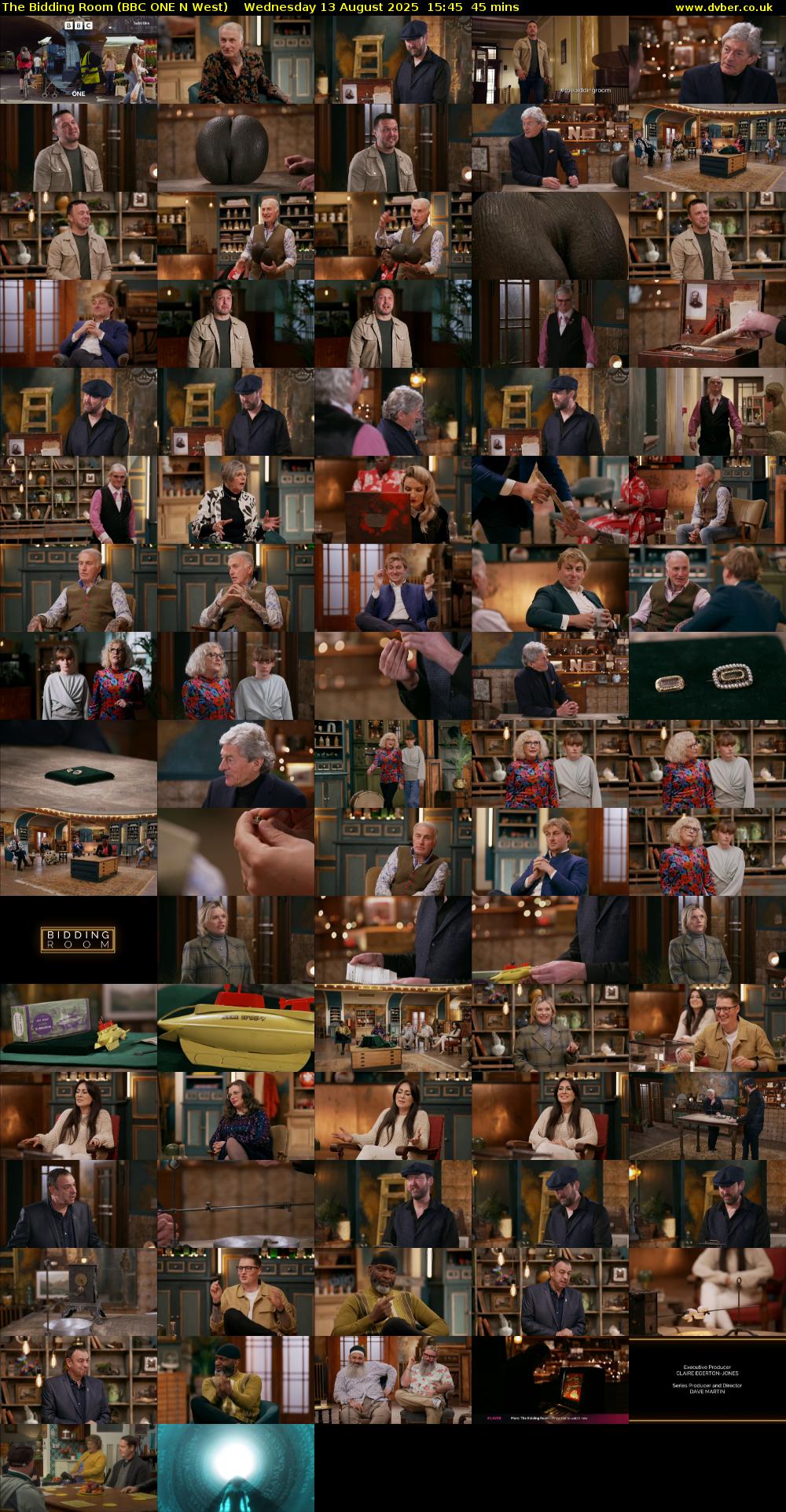 The Bidding Room (BBC ONE N West) Wednesday 13 August 2025 15:45 - 16:30