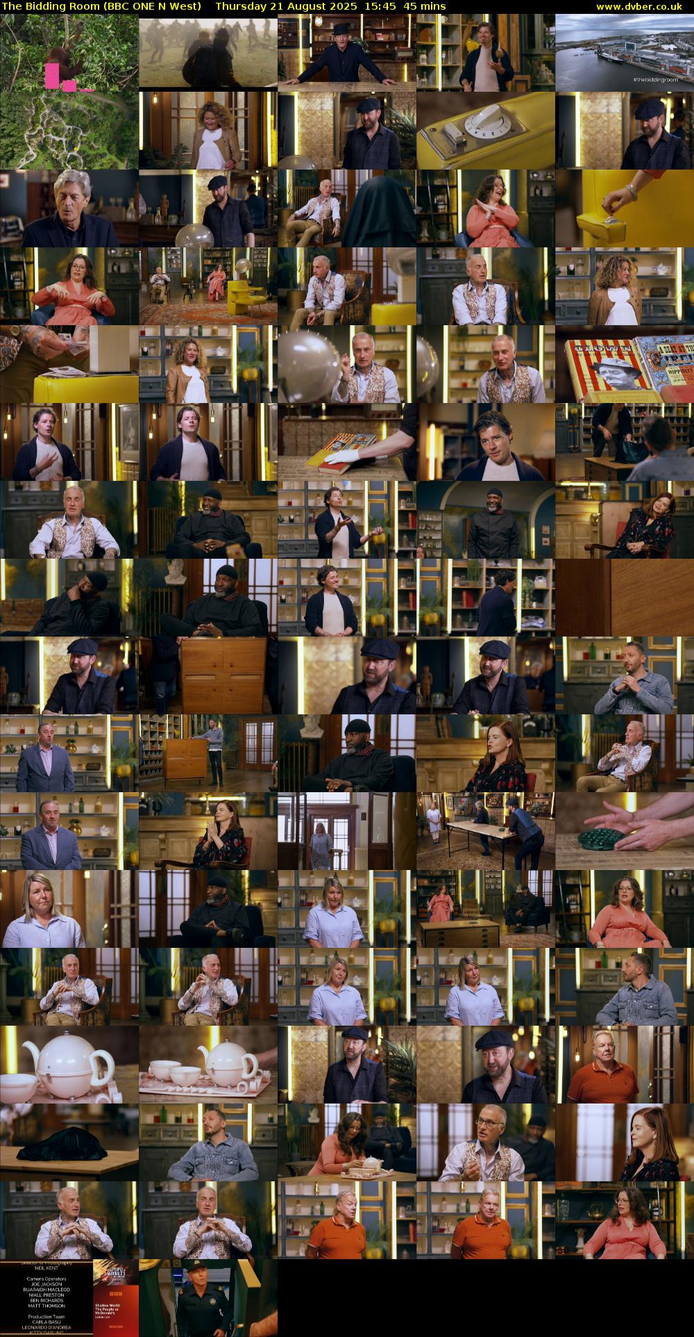 The Bidding Room (BBC ONE N West) Thursday 21 August 2025 15:45 - 16:30