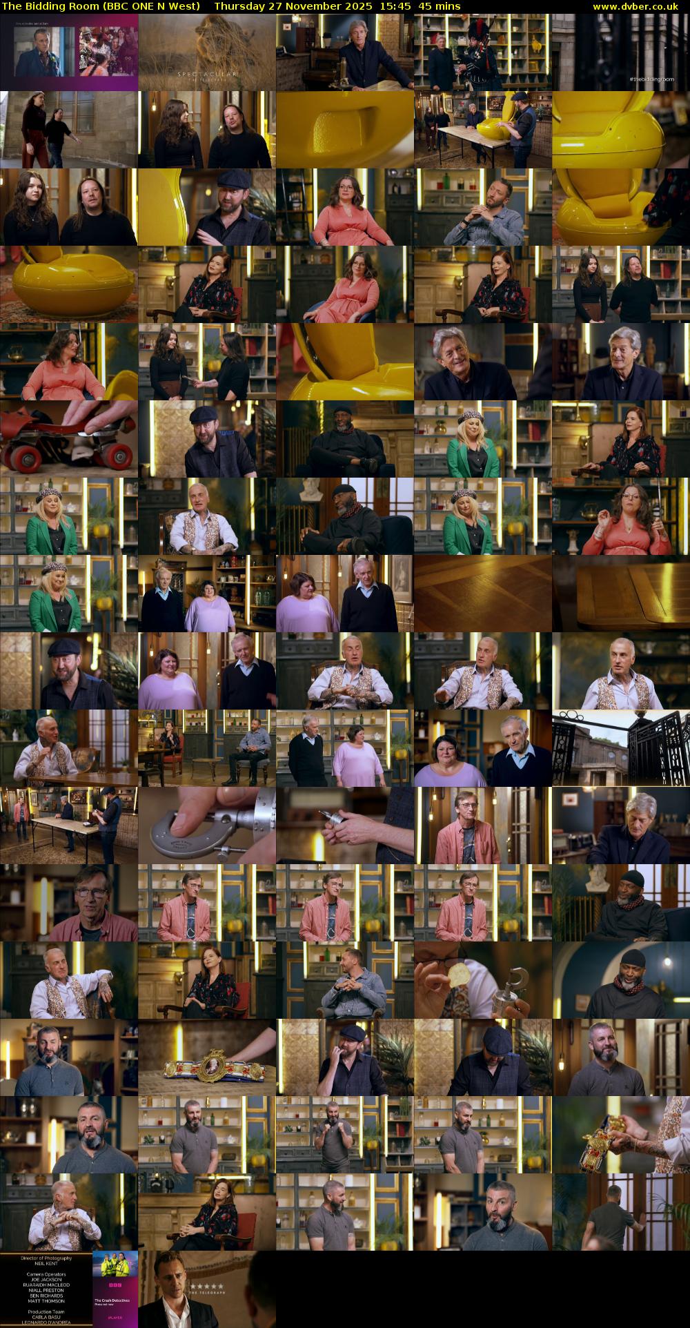 The Bidding Room (BBC ONE N West) Thursday 27 November 2025 15:45 - 16:30