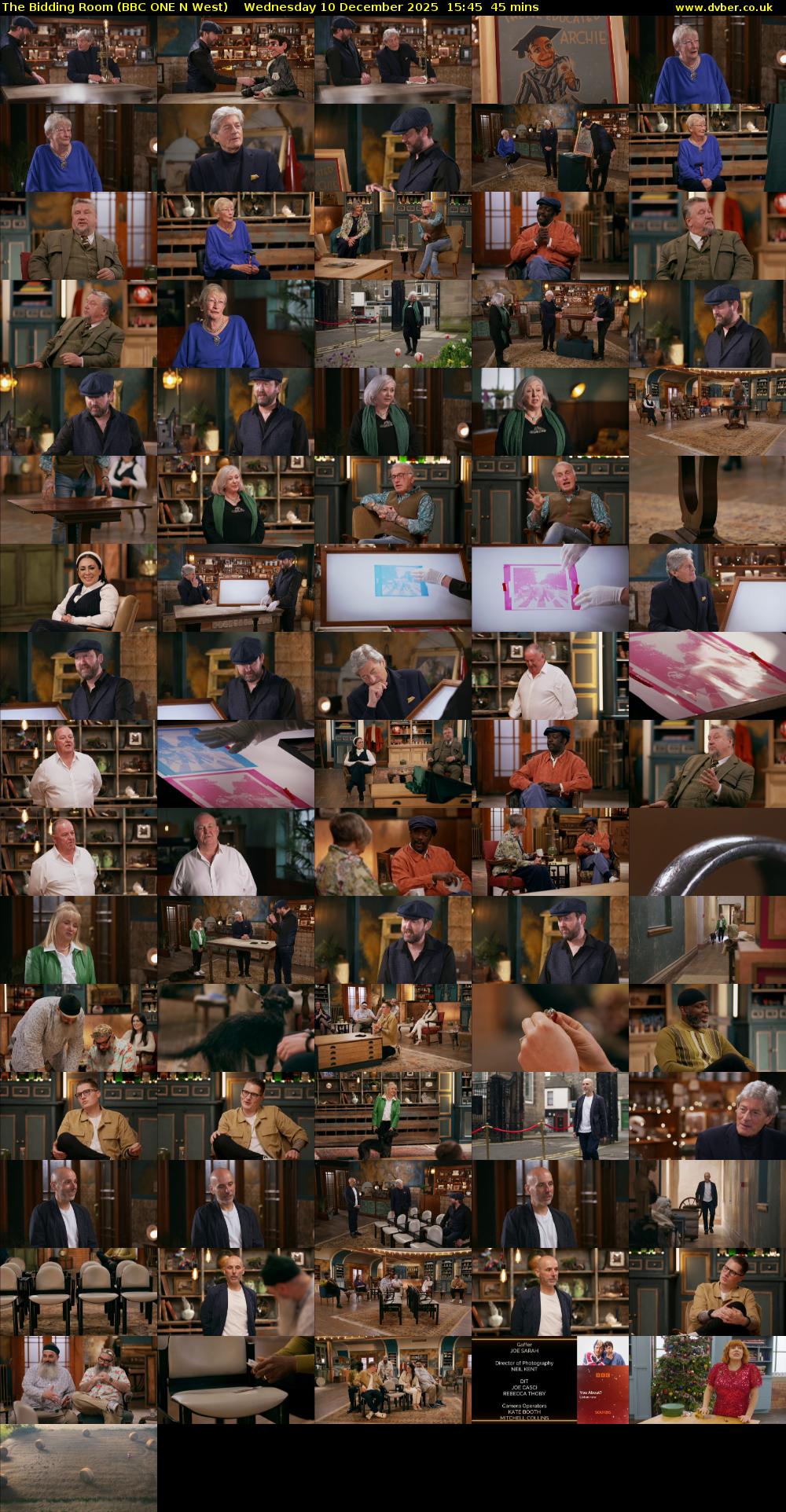 The Bidding Room (BBC ONE N West) Wednesday 10 December 2025 15:45 - 16:30