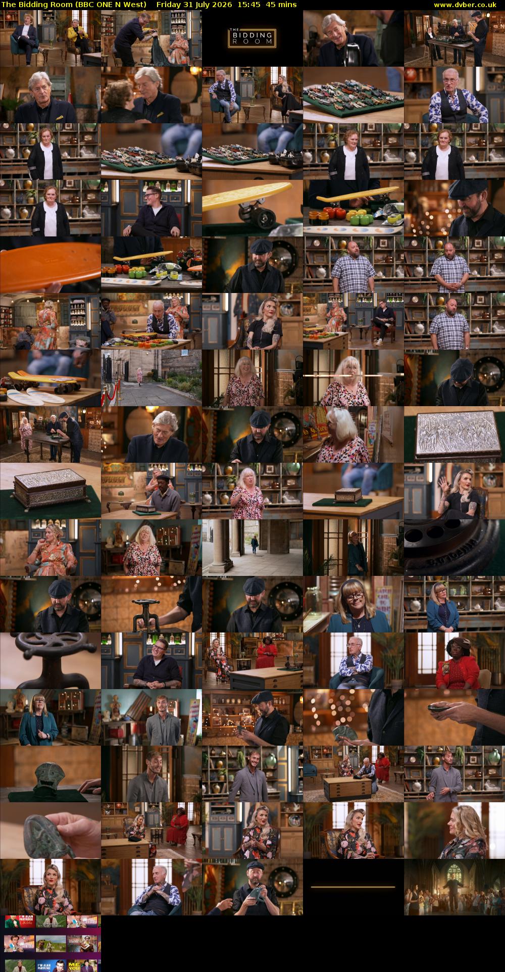 The Bidding Room (BBC ONE N West) Friday 31 July 2026 15:45 - 16:30
