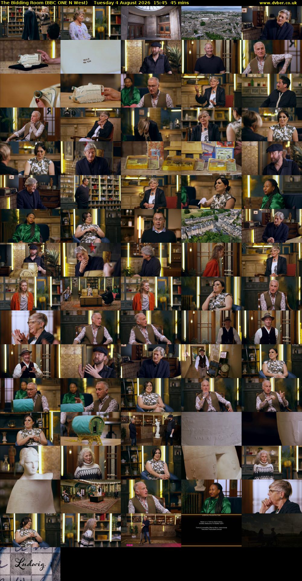 The Bidding Room (BBC ONE N West) Tuesday 4 August 2026 15:45 - 16:30
