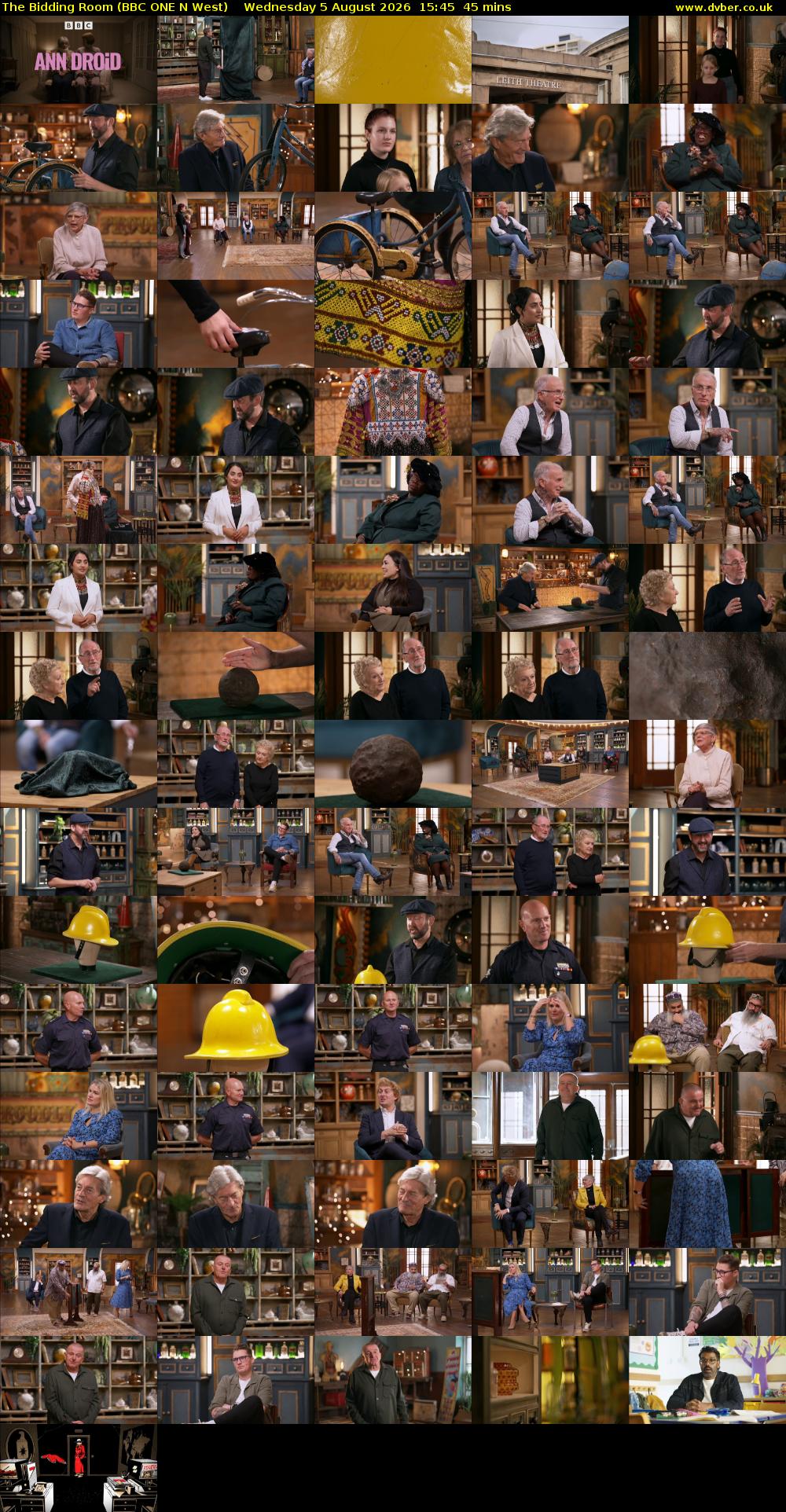 The Bidding Room (BBC ONE N West) Wednesday 5 August 2026 15:45 - 16:30