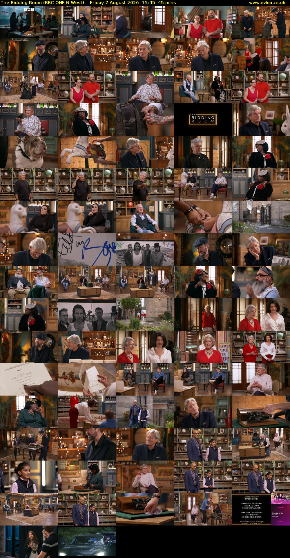 The Bidding Room (BBC ONE N West) Friday 7 August 2026 15:45 - 16:30
