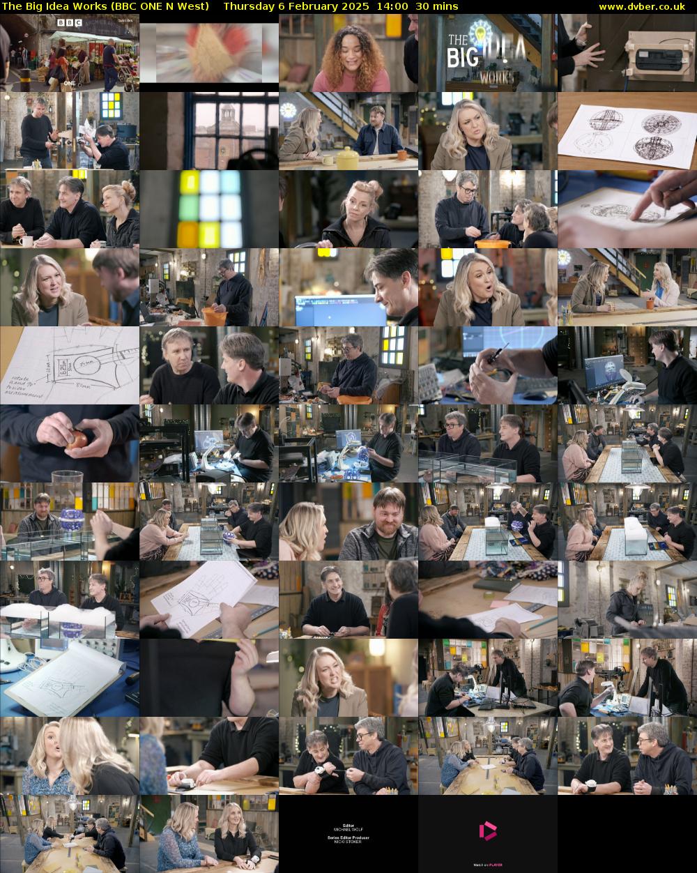 The Big Idea Works (BBC ONE N West) Thursday 6 February 2025 14:00 - 14:30