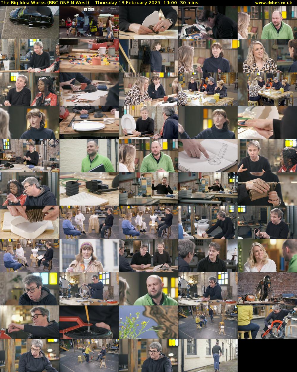 The Big Idea Works (BBC ONE N West) Thursday 13 February 2025 14:00 - 14:30