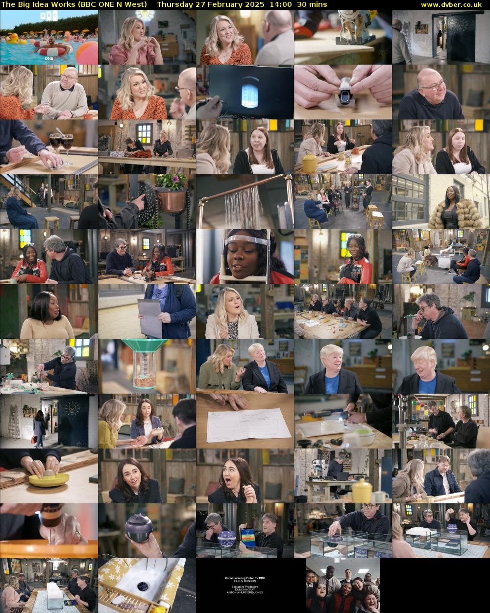 The Big Idea Works (BBC ONE N West) Thursday 27 February 2025 14:00 - 14:30