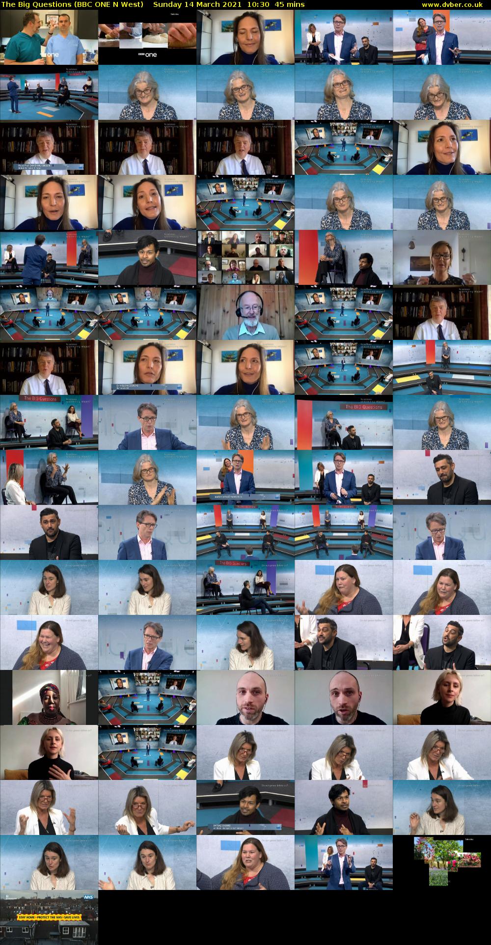 The Big Questions (BBC ONE N West) Sunday 14 March 2021 10:30 - 11:15