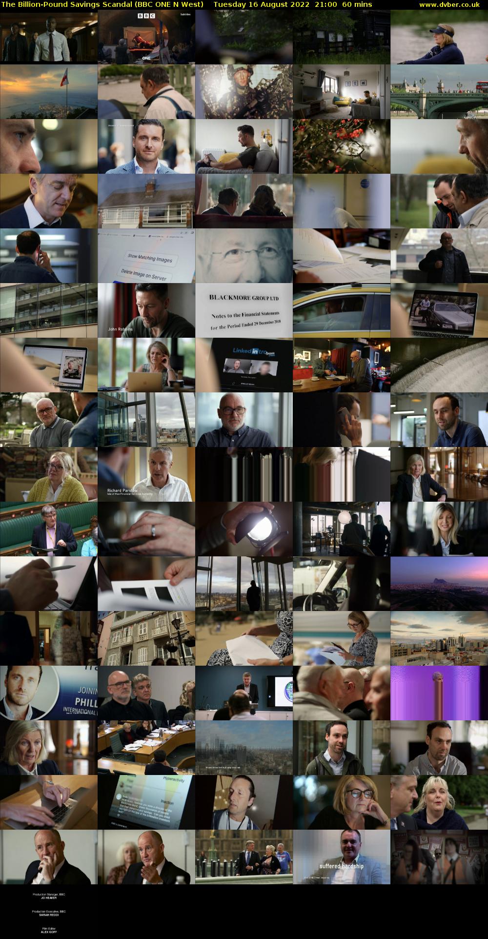 The Billion-Pound Savings Scandal (BBC ONE N West) Tuesday 16 August 2022 21:00 - 22:00