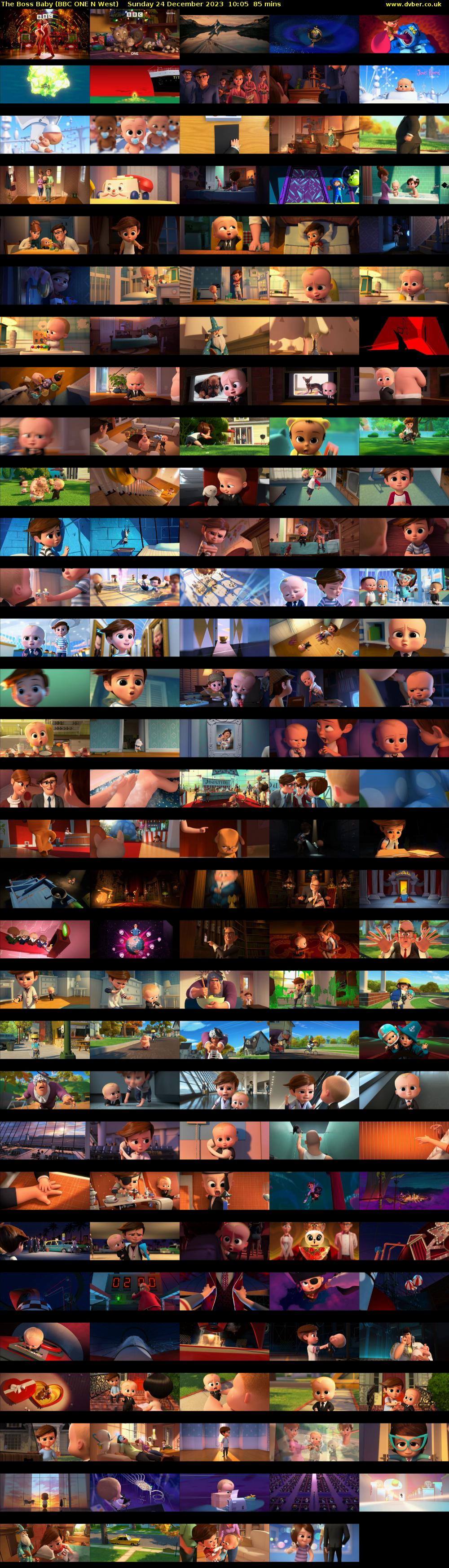 The Boss Baby (BBC ONE N West) Sunday 24 December 2023 10:05 - 11:30