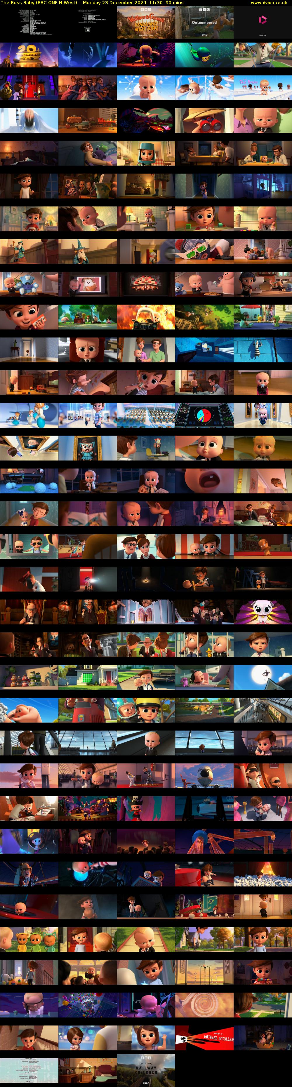The Boss Baby (BBC ONE N West) Monday 23 December 2024 11:30 - 13:00