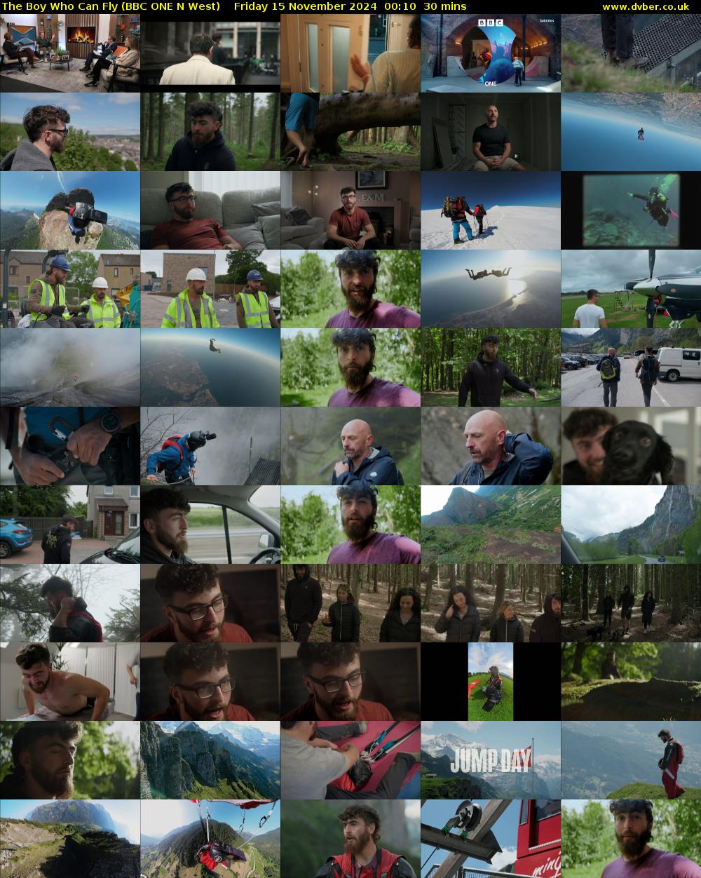 The Boy Who Can Fly (BBC ONE N West) Friday 15 November 2024 00:10 - 00:40