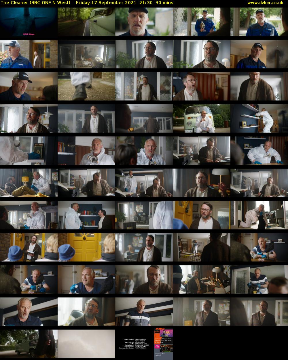 The Cleaner (BBC ONE N West) Friday 17 September 2021 21:30 - 22:00
